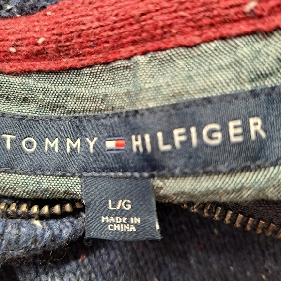Tommy Hilfiger Fair Isle Pull Over Wool Blend Sweater - Picture 5 of 6